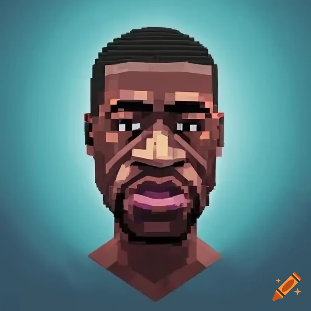 tribute-to-george-floyd-in-minecraft-on-craiyon
