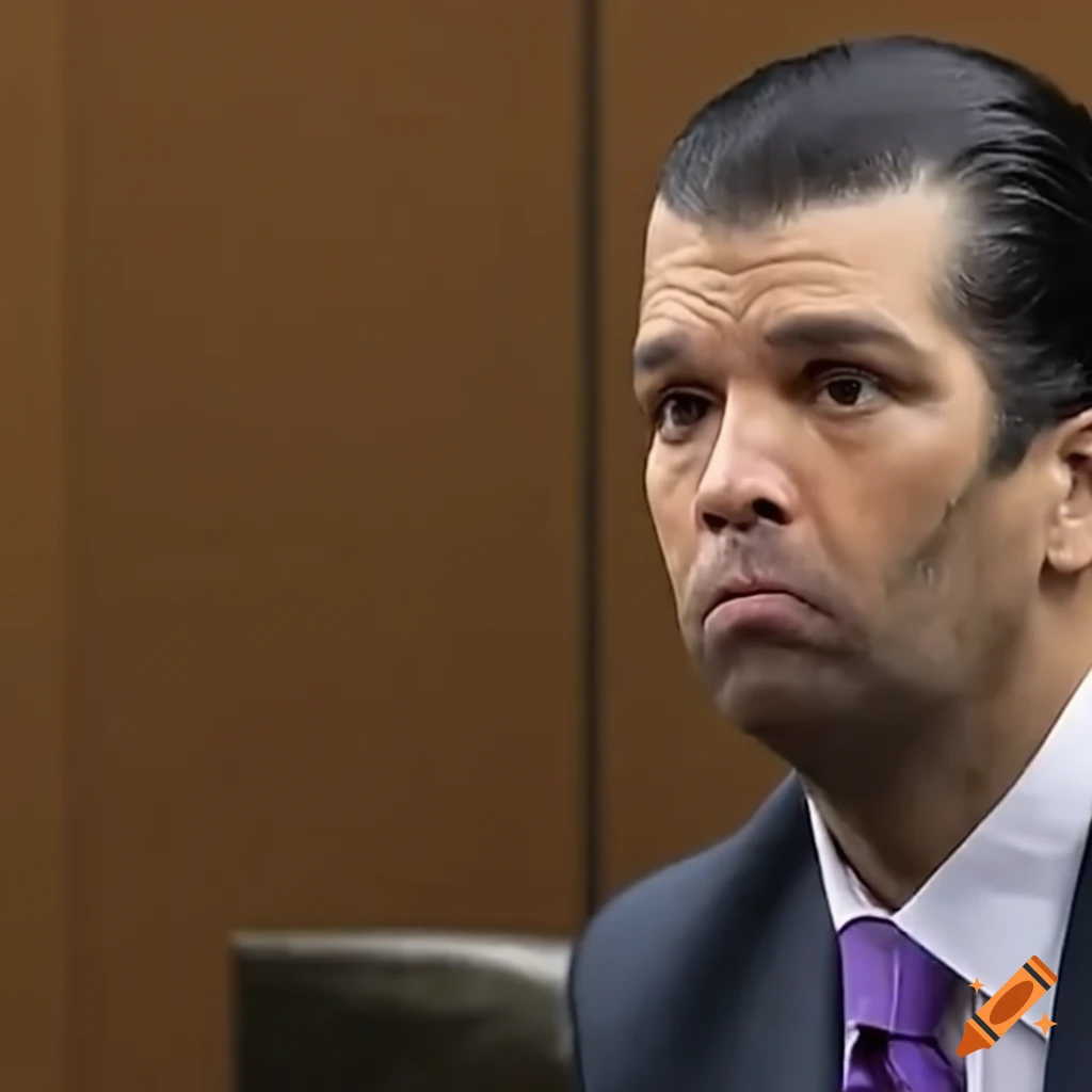 Don jr crying in court