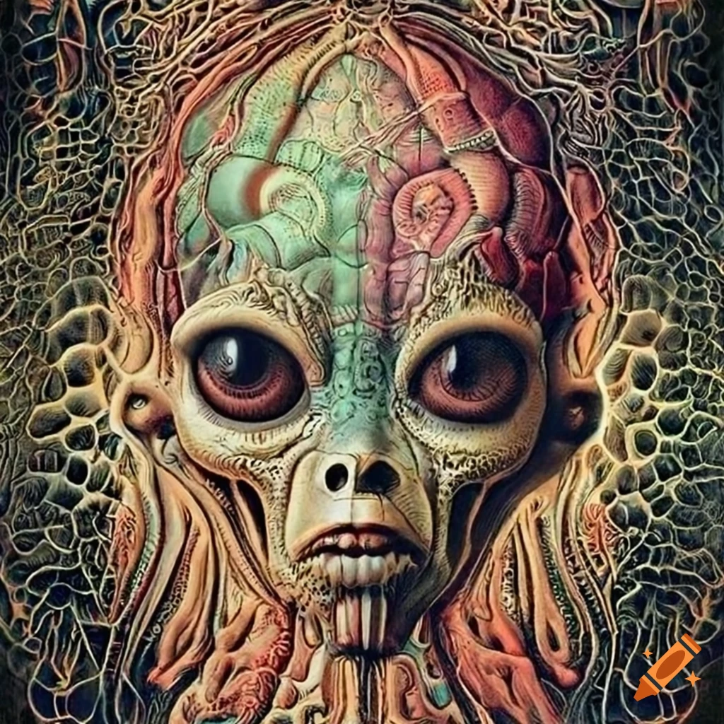 hyper detailed ultra sharp alien hybrid tribal gothic | Stable Diffusion