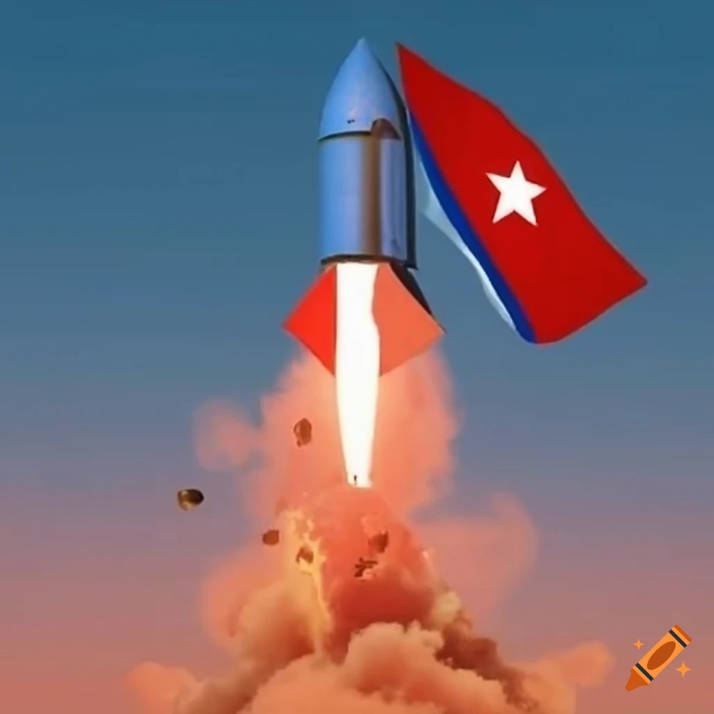 Cuban Flag On A Giant Missile On Craiyon cuban-flag-on-a-giant-missile-on-craiyon