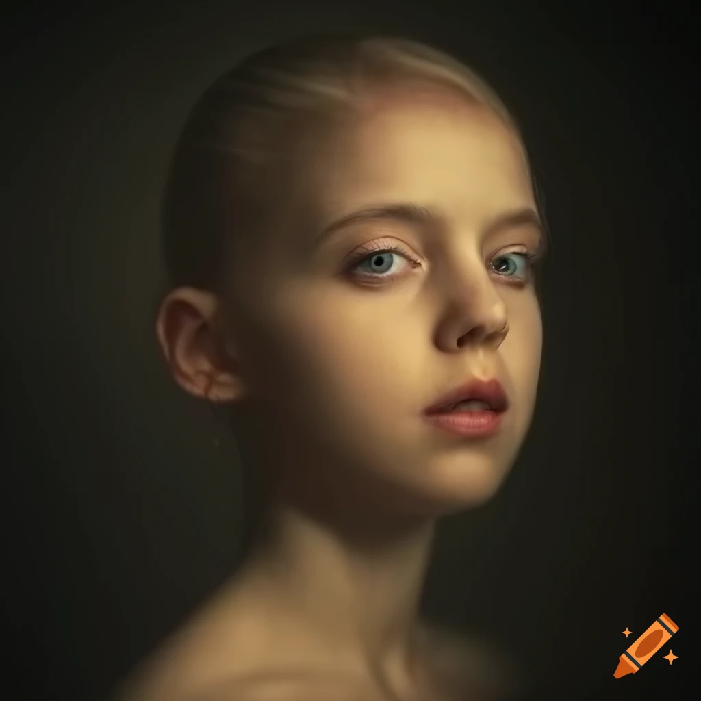 Portrait of a girl by annie leibovitz