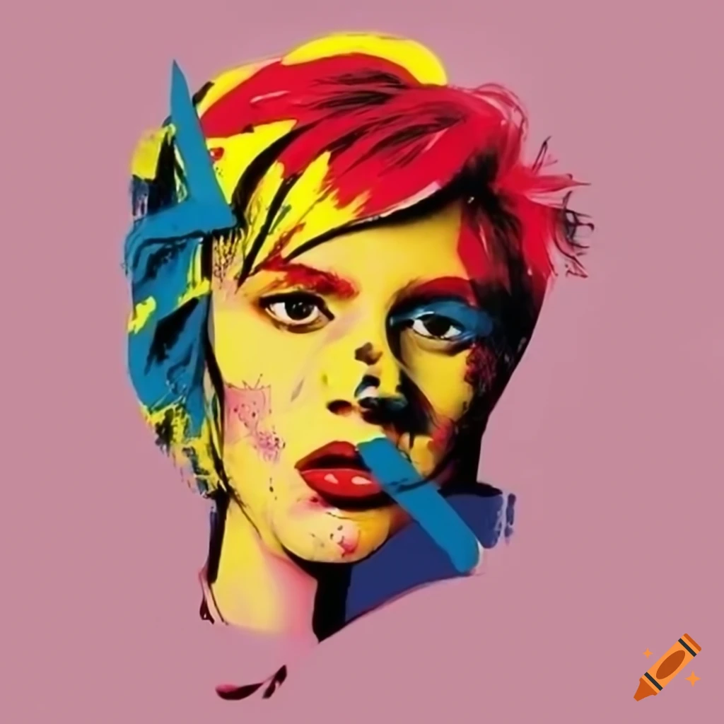 Album Cover Featuring A Female Singer Inspired By Blondie In A Pop Art Album Cover Featuring A Female Singer Inspired By Blondie In A Pop Art