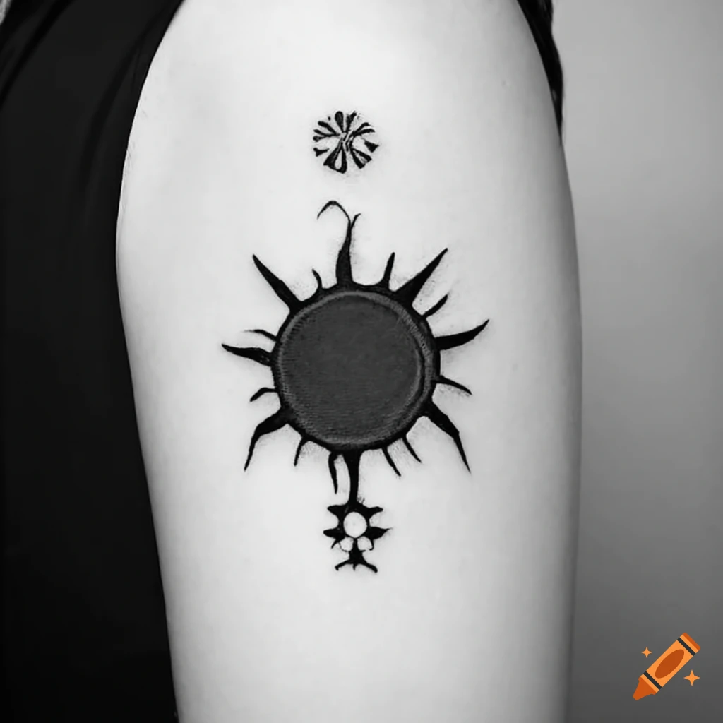 Tribal Celtic Sun Tattoo Stock Illustration 1204216063 | Shutterstock