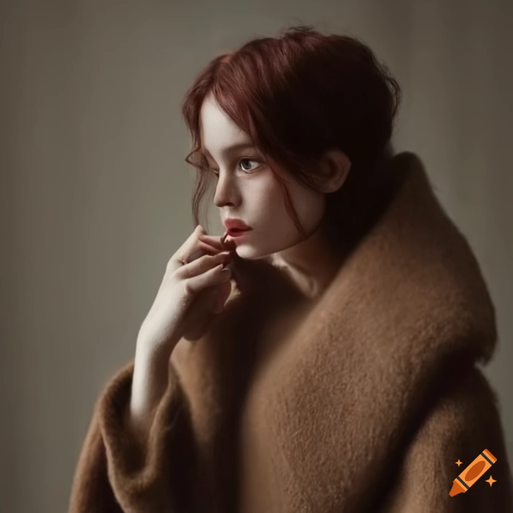 dark academia inspired felted wool fashion