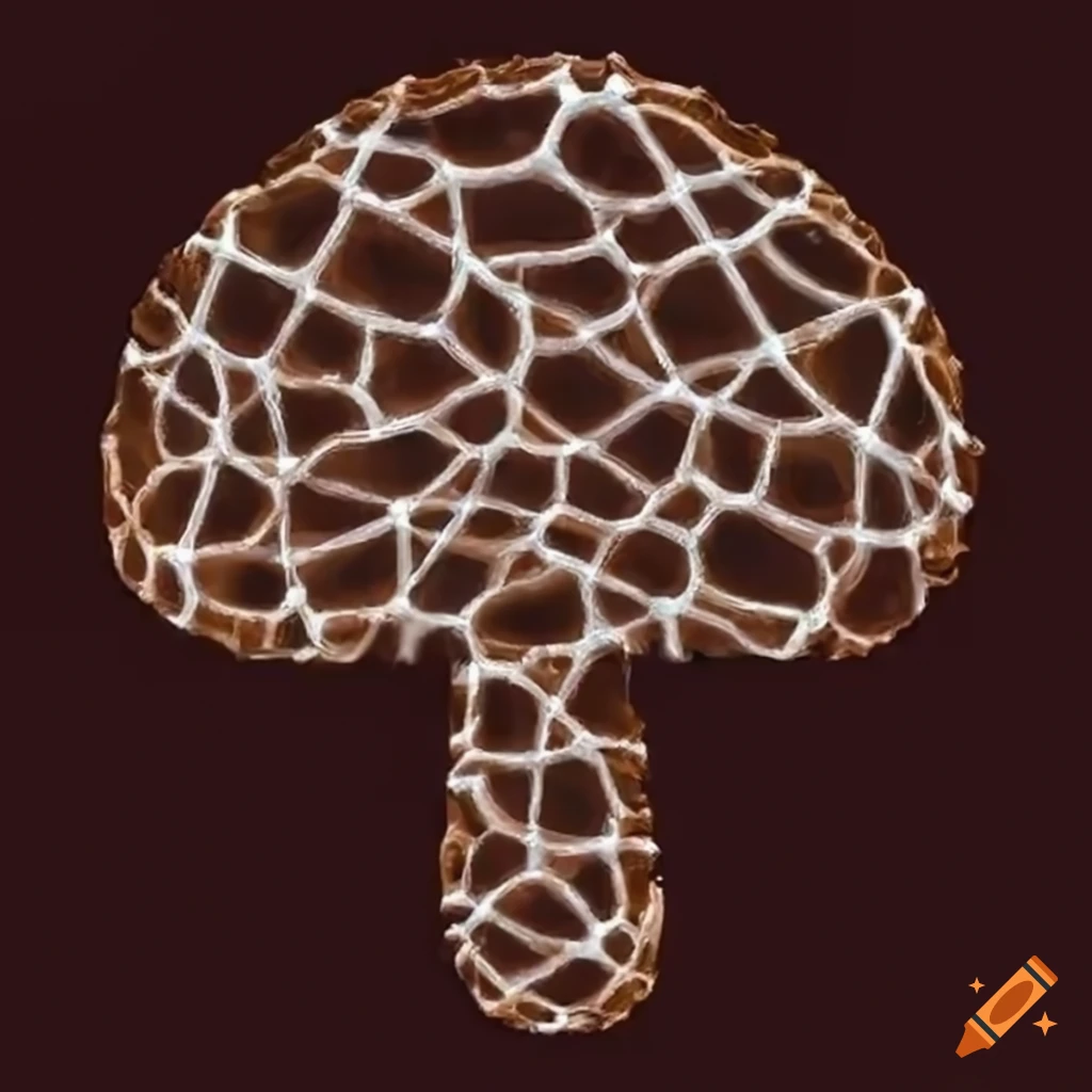 neural network mushroom artwork