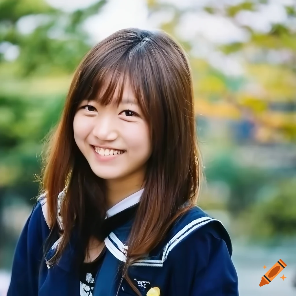 4k close-up photo of cute soft adorable japanese girl woman on Craiyon