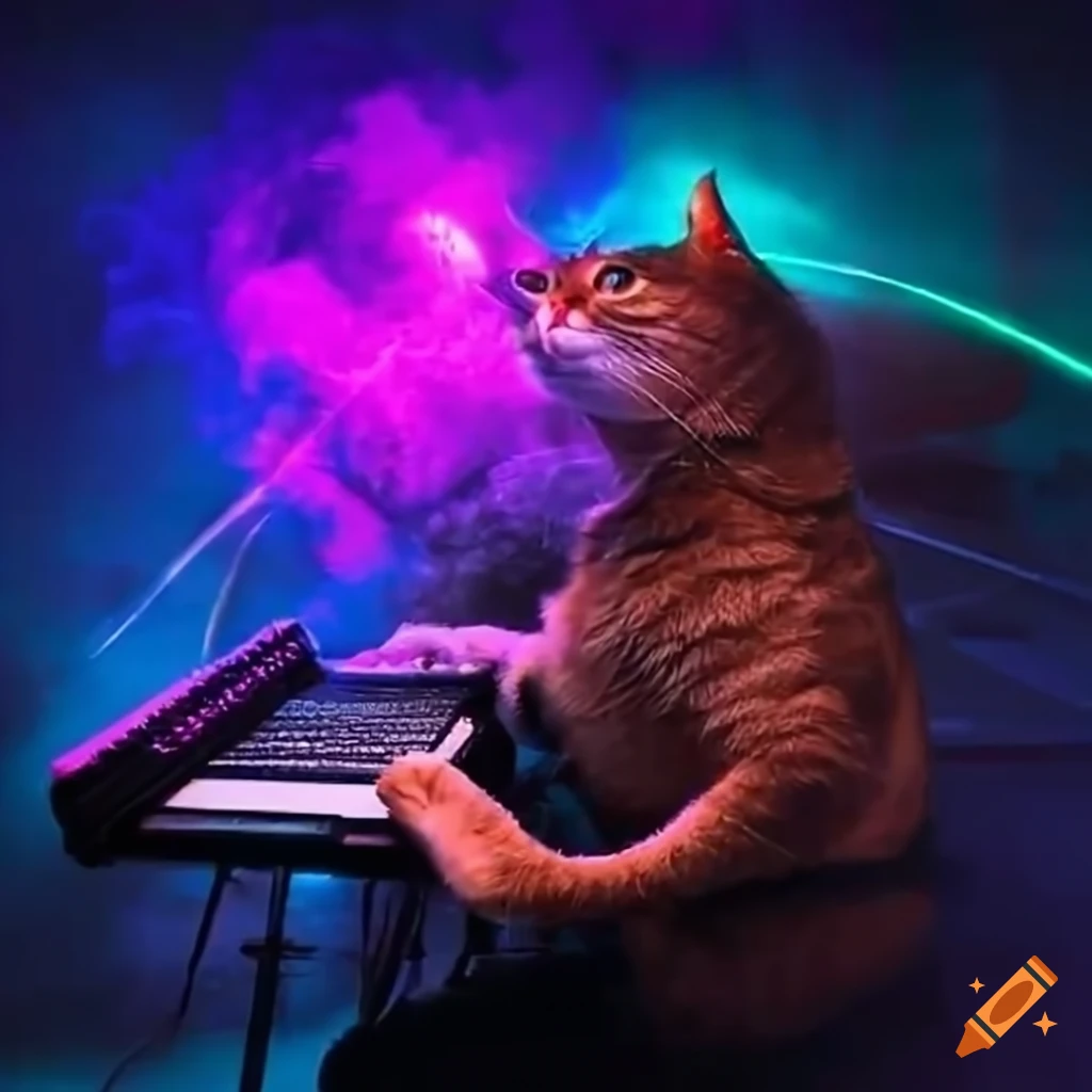 spectacular-party-with-music-and-cats-in-an-office-on-craiyon