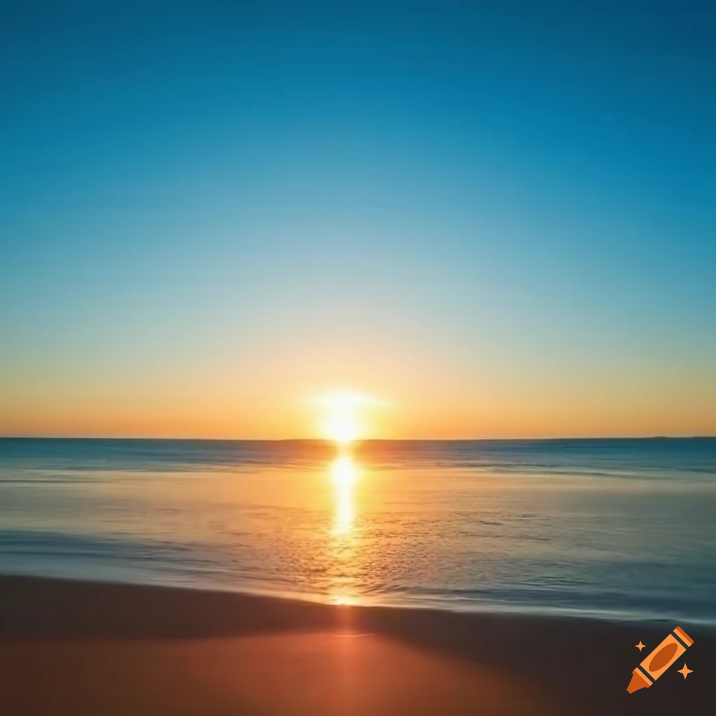 Sunny Beach Morning With Beautiful Sunrise On Craiyon Sunny Beach Morning With Beautiful Sunrise On Craiyon