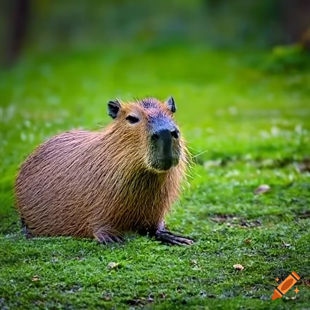 capybara in the forest