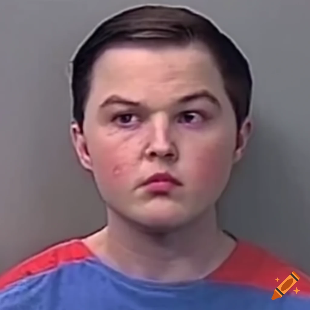 Young sheldon's mugshot for nuclear materials possession