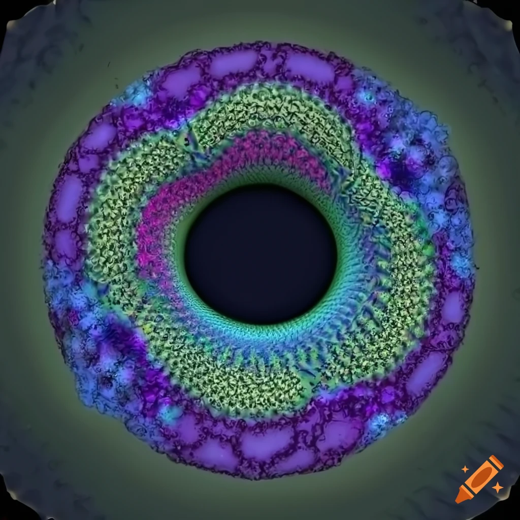 Abstract image with mathematical symbols and shapes on Craiyon