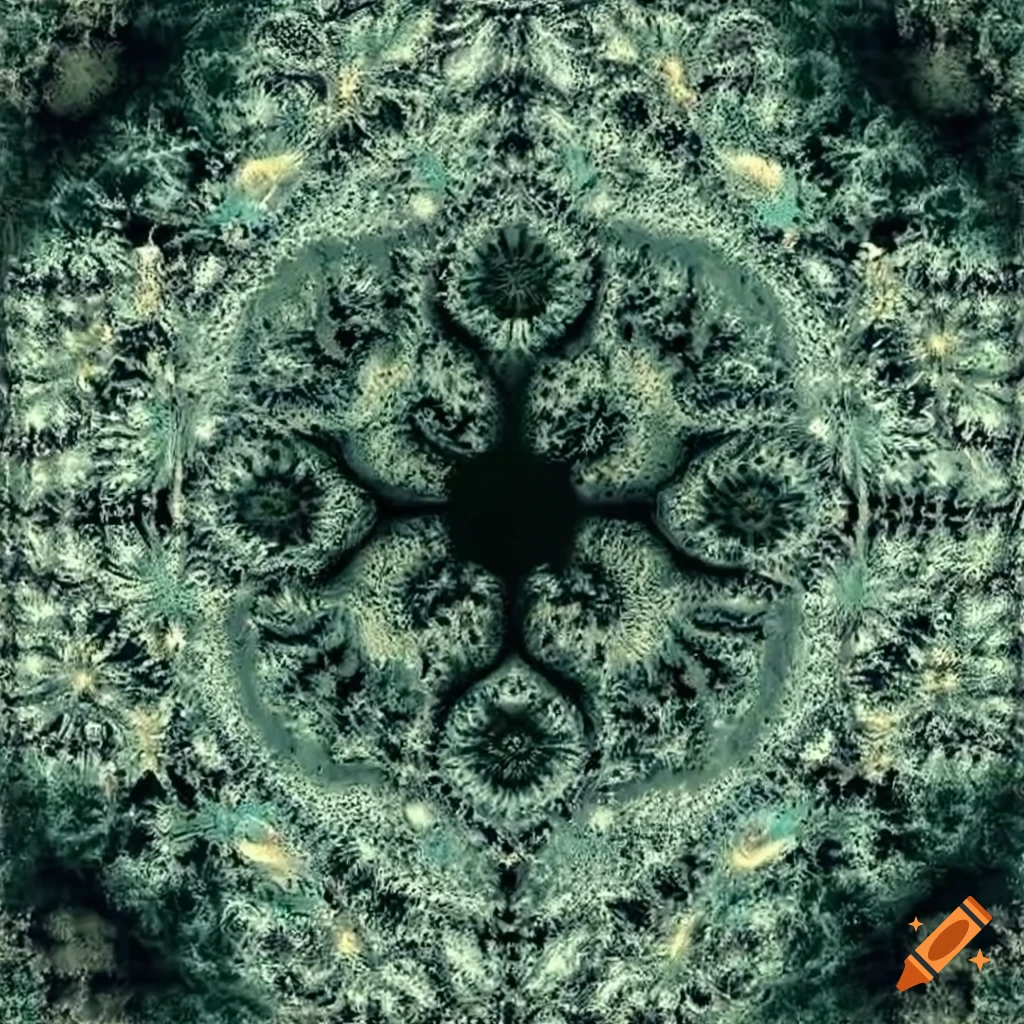 Haeckel-style hallucinogenic fractal torus