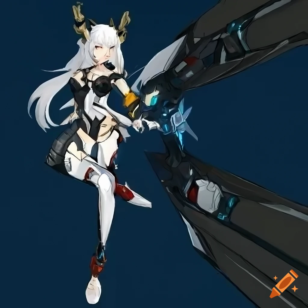 realistic artwork of Bronya Zaychik's Herrscher of Truth battlesuit