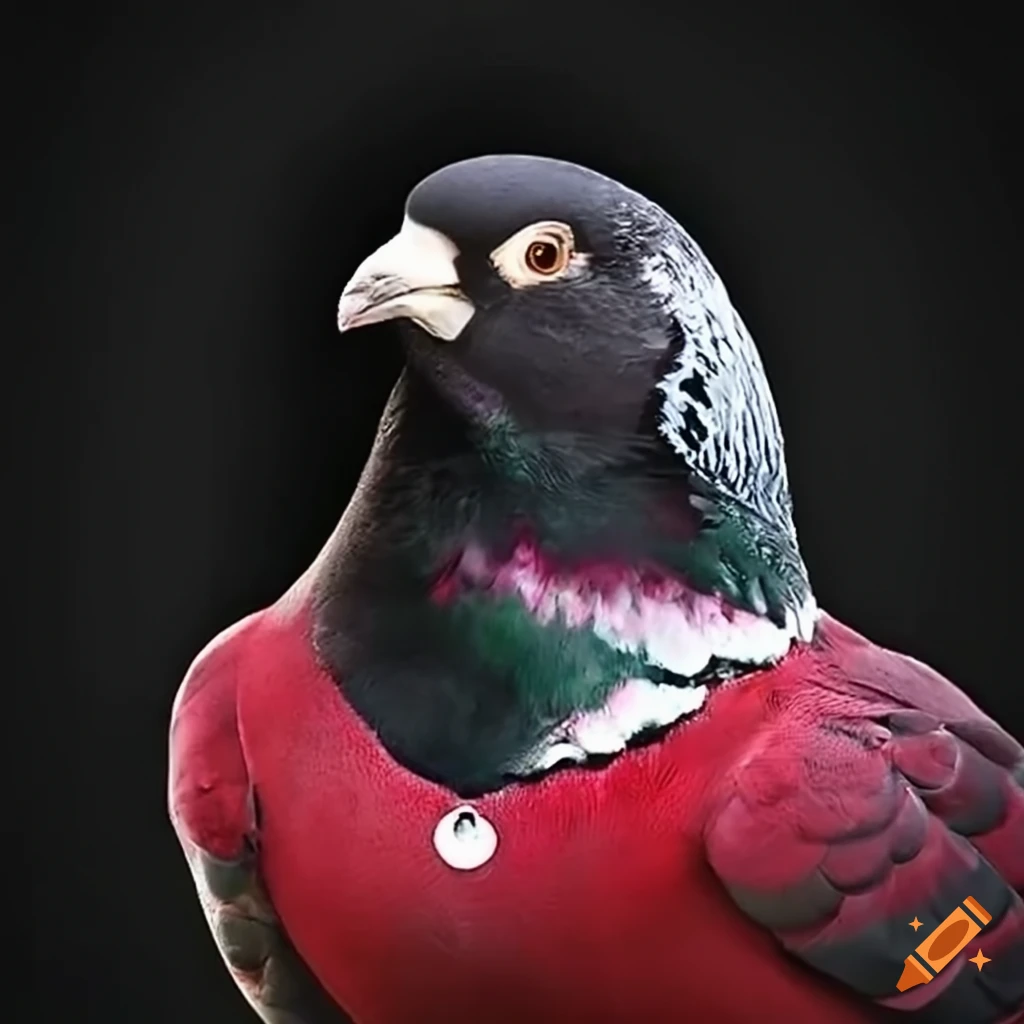 pigeon wearing Atlanta Falcons jersey number 7