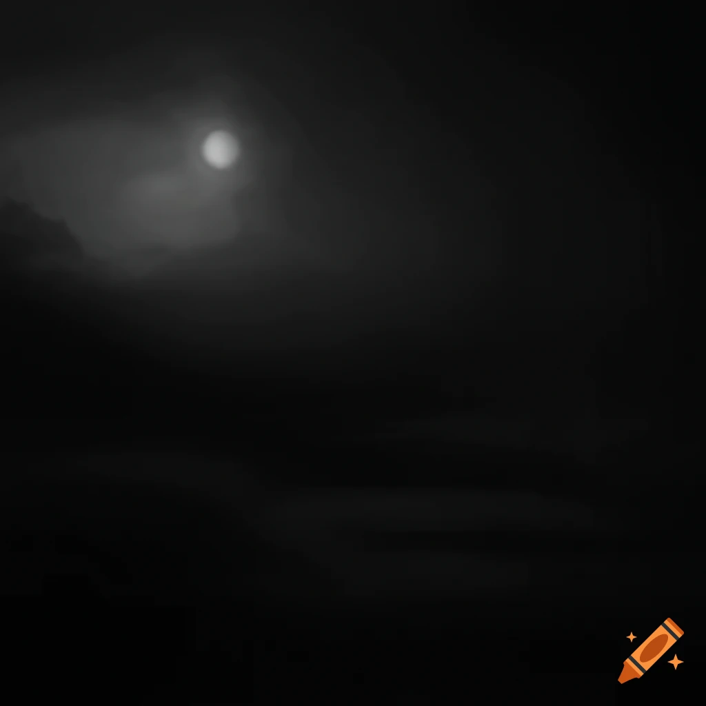 mysterious noir clouds at dawn