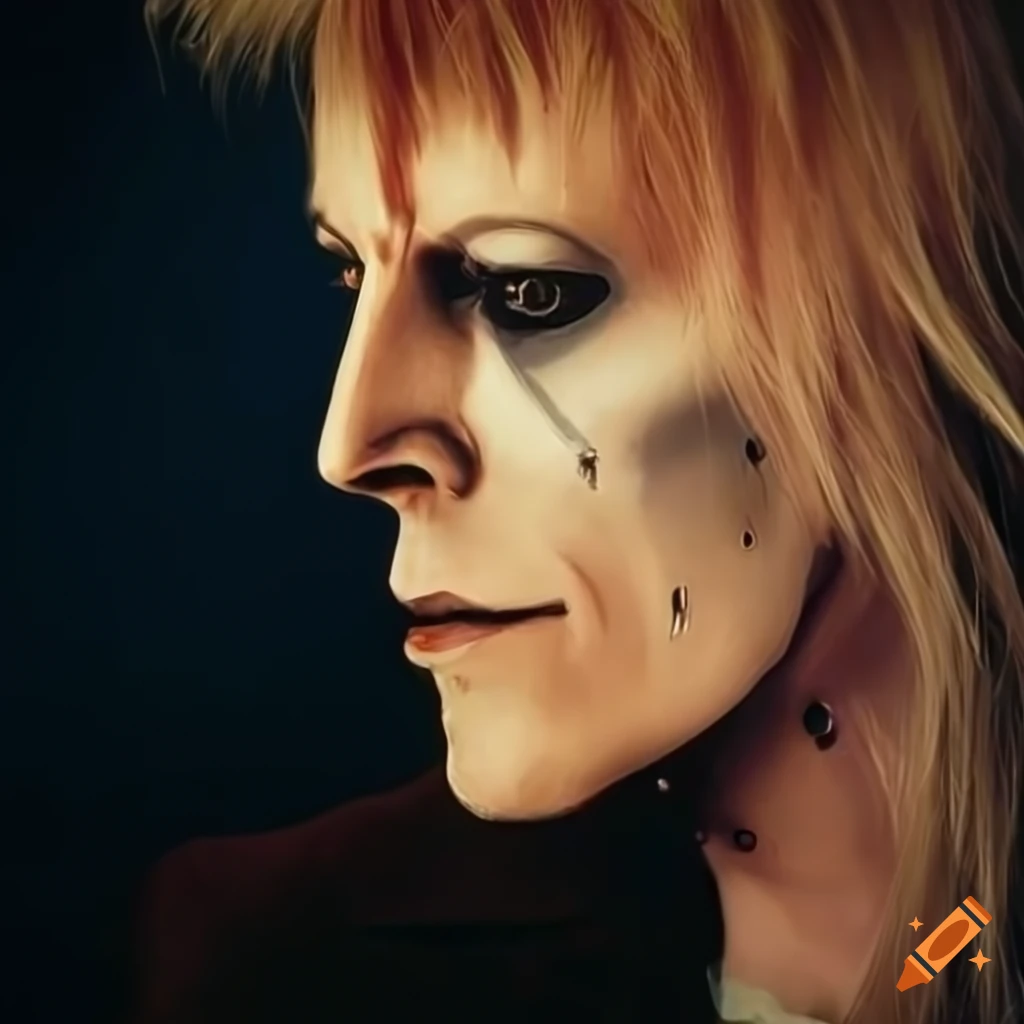 portrait of David Bowie as Jareth in Labyrinth
