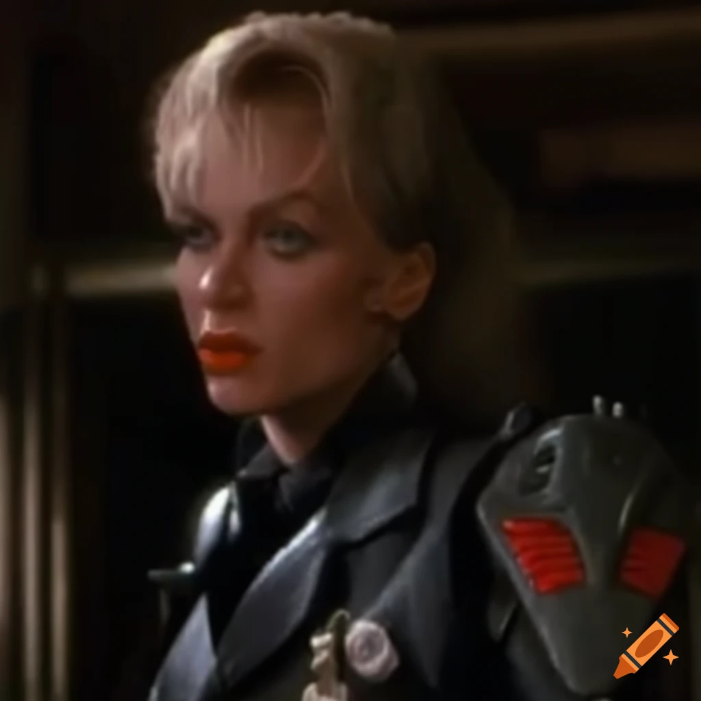 Cyborg police officer from 80s movie