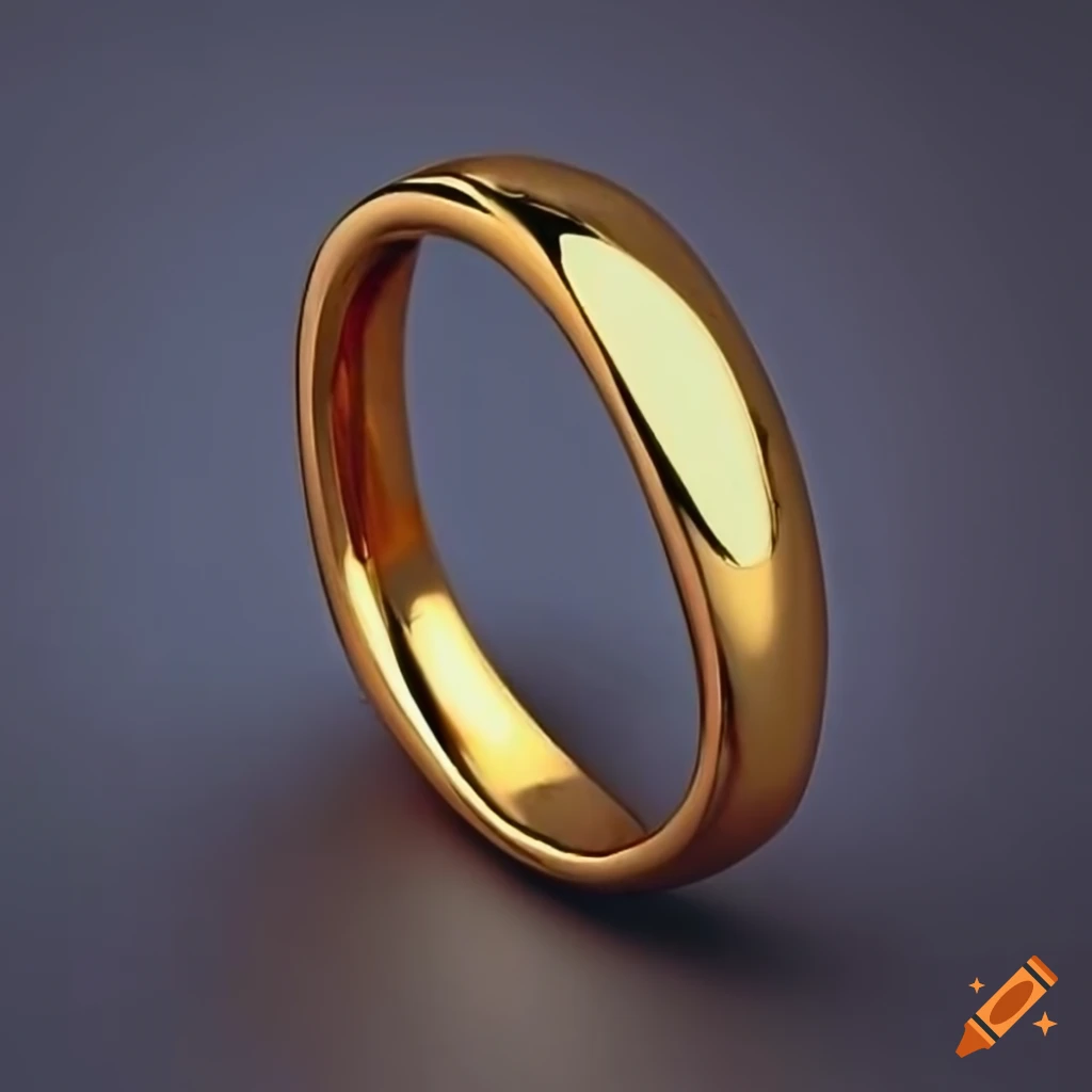 Elegant Lines 22K Gold Ring For Women