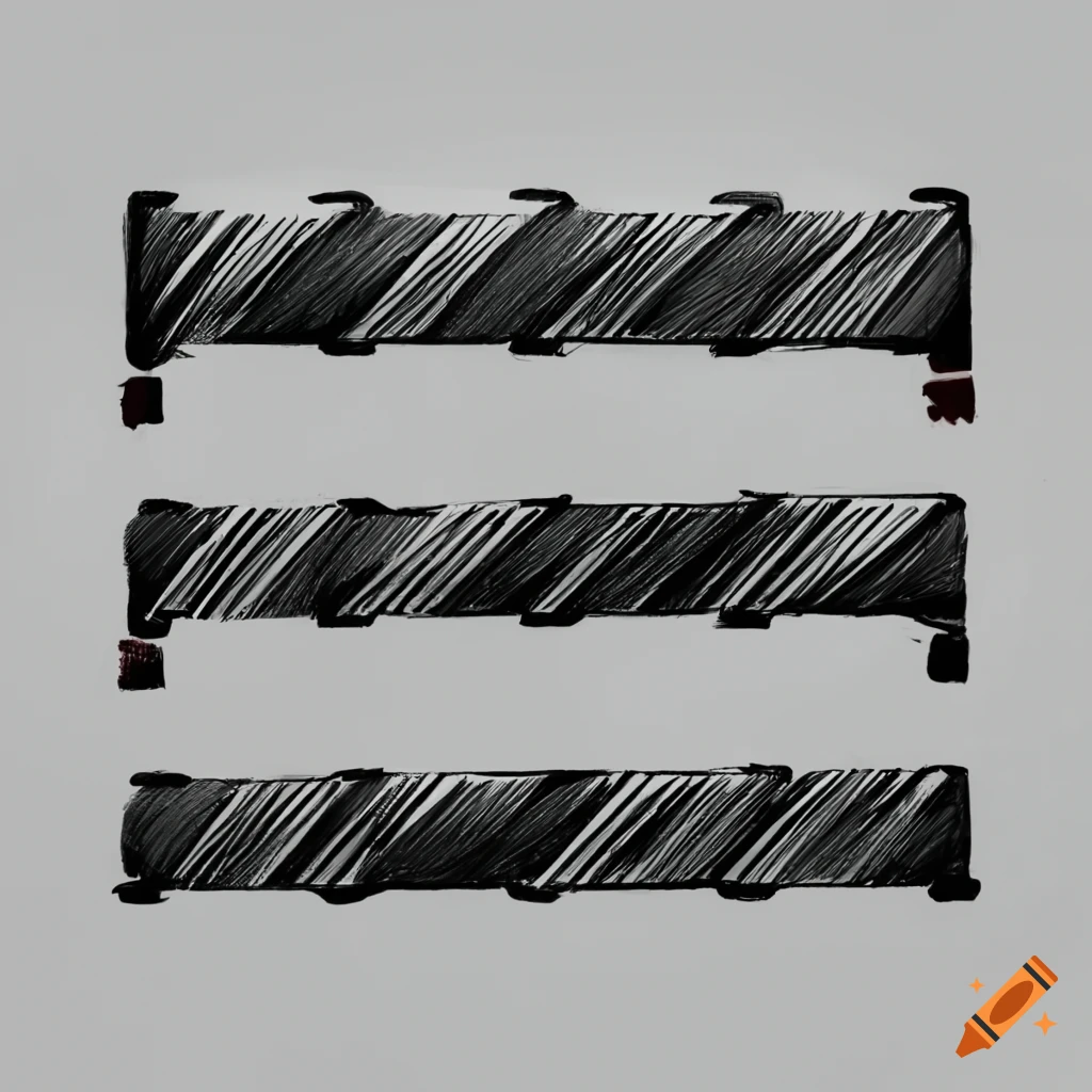 sketch of a traffic barricade