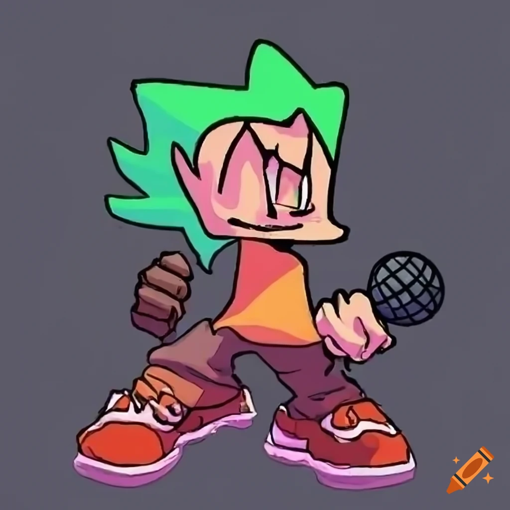 Image of pico from friday night funkin' on Craiyon