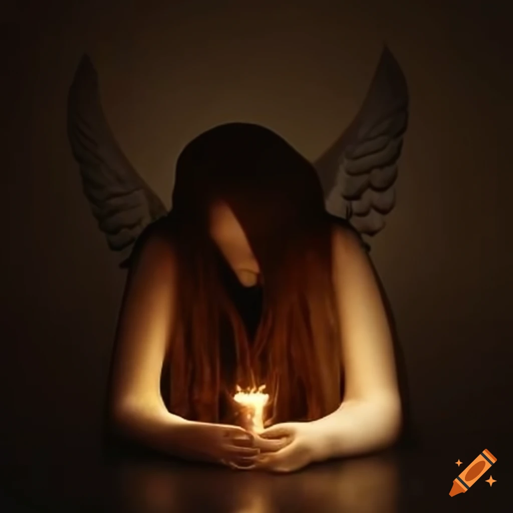 mourning for the death of an angel