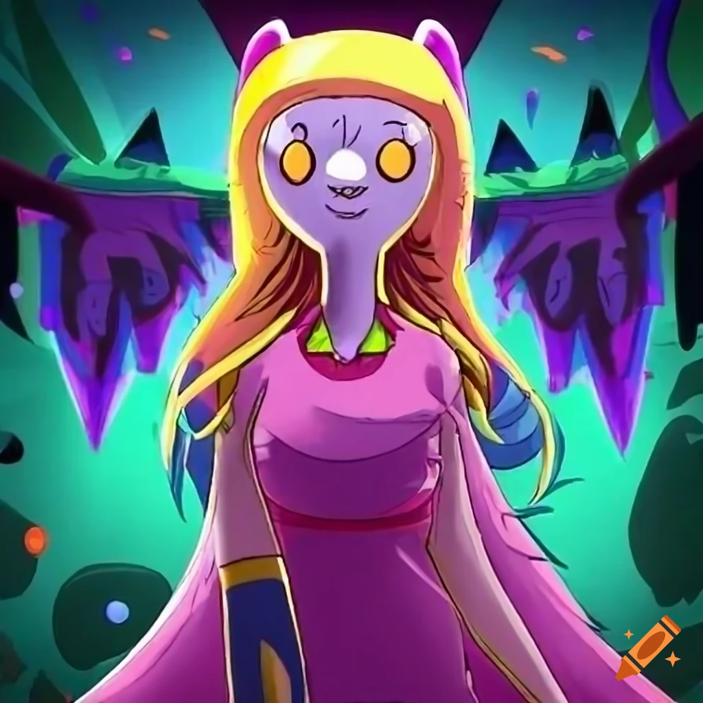 cartoon character mashup of various animated series