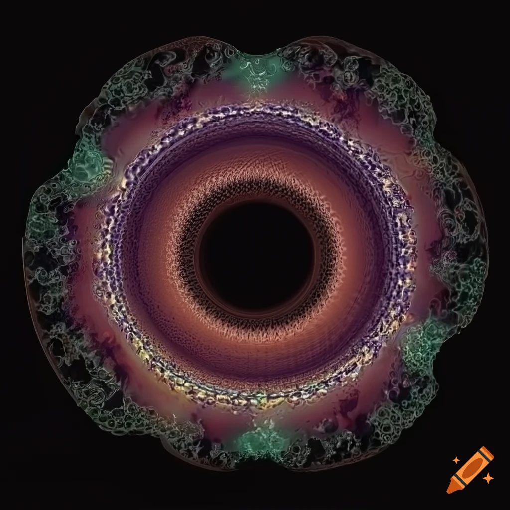 abstract artwork of fractal patterns and mathematical concepts