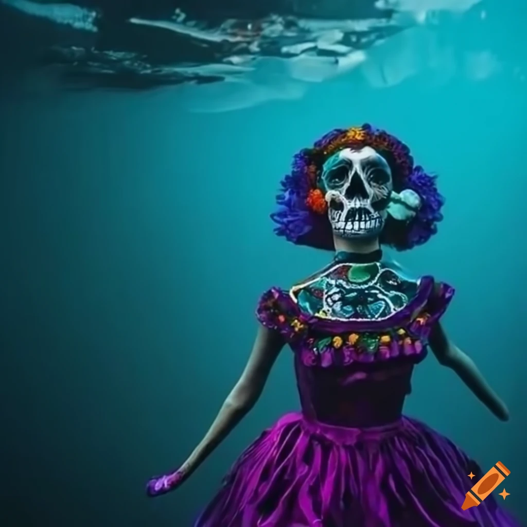 colorful celebration of Dia de Muertos in Mexico