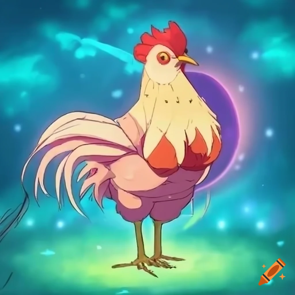 doodle cartoon chicken kawaii anime cute coloring page 10504770 Vector Art  at Vecteezy