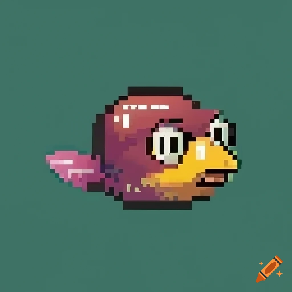 Flappy bird pixel art