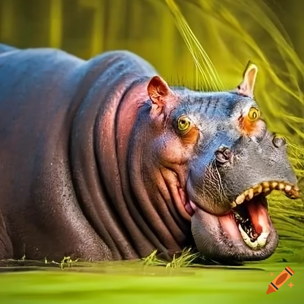 big-bellied-hippo-on-craiyon