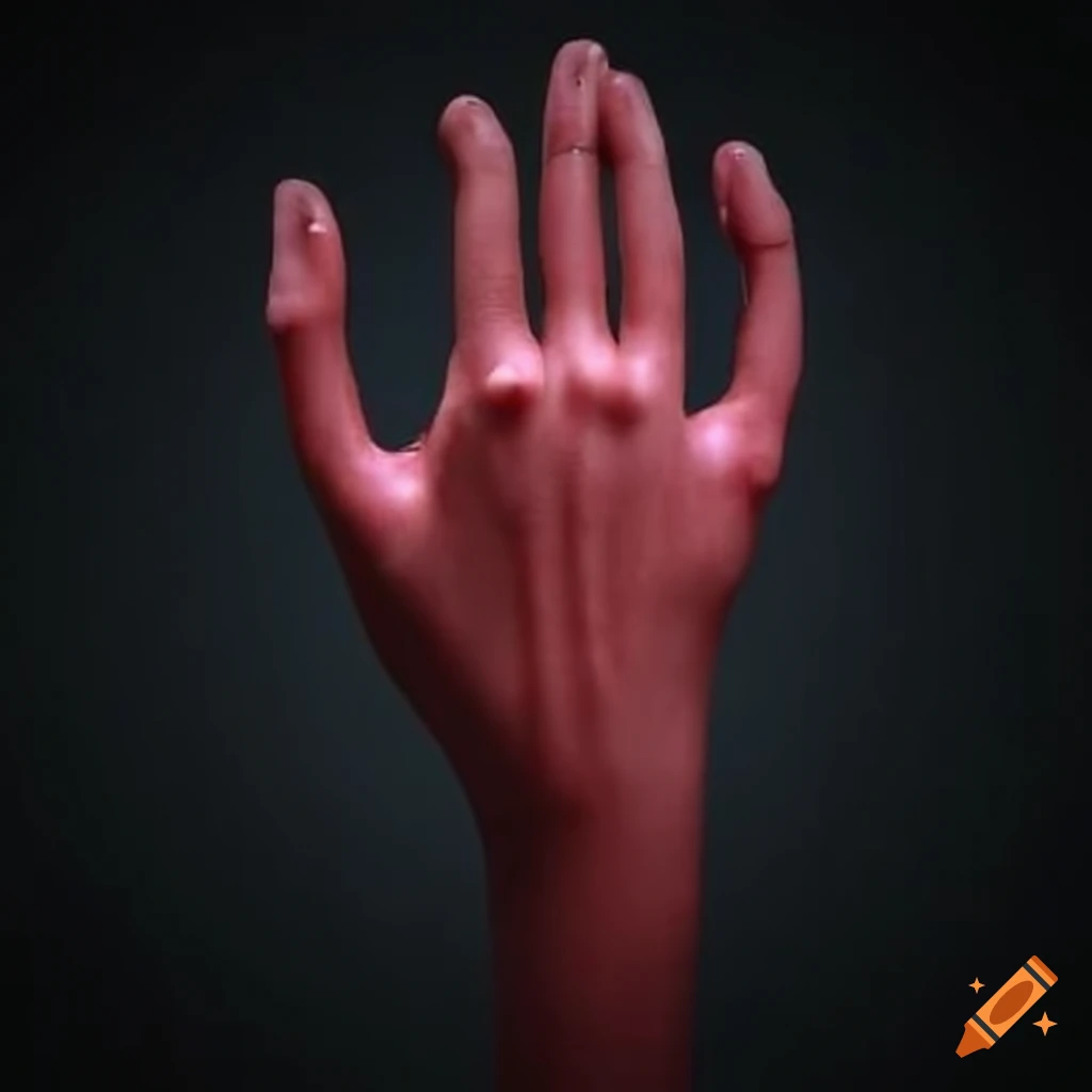 close-up of a hand