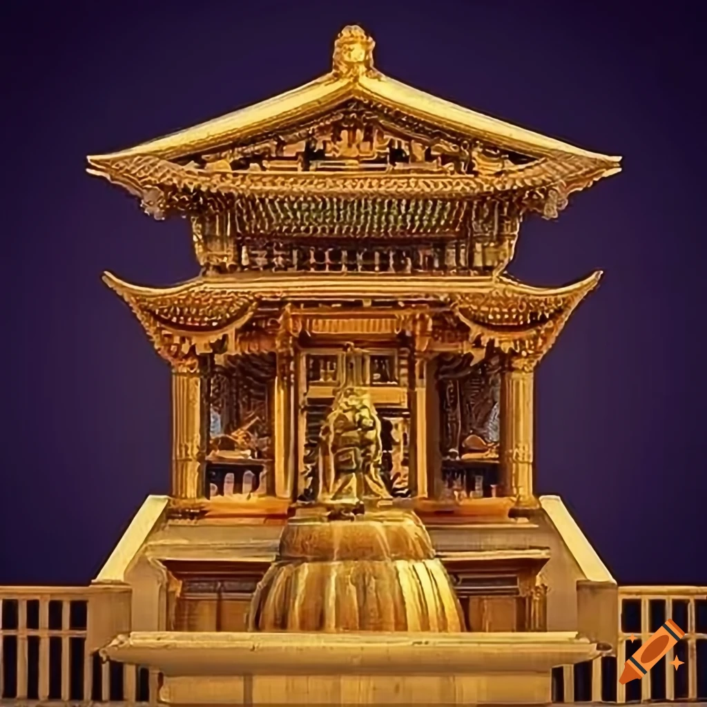 Japanese temple with Greek influences
