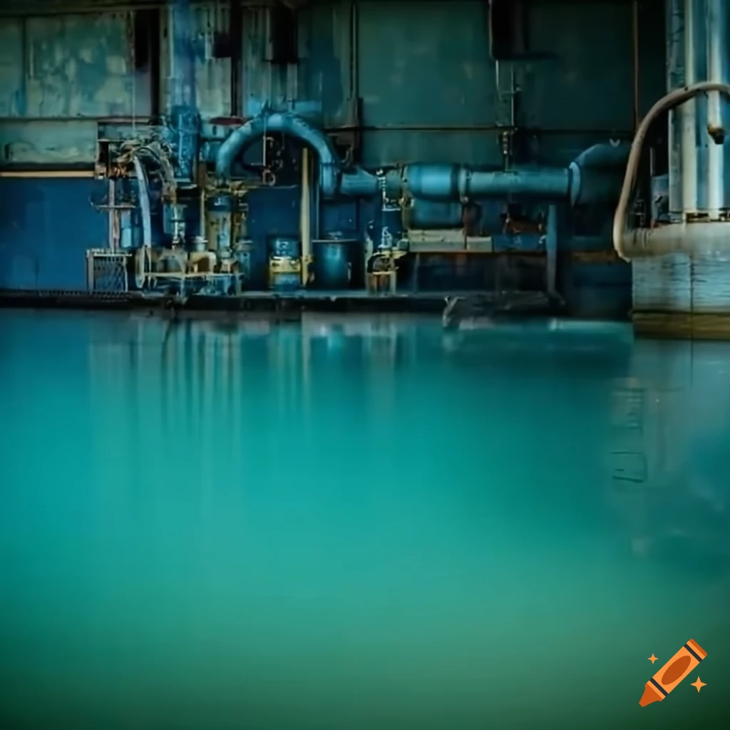 Flooded Room In A Nuclear Power Plant On Craiyon