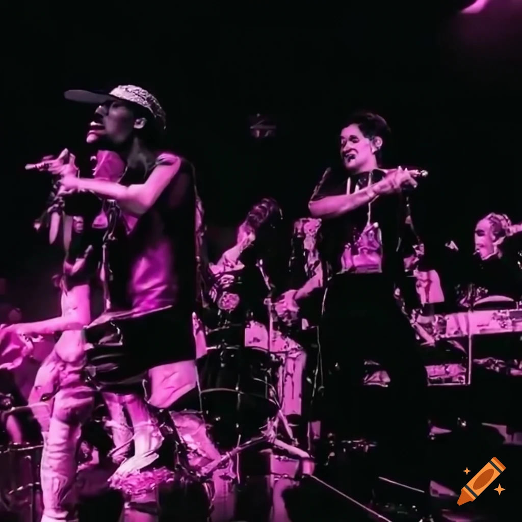 vibrant live performance of Sugarhill Gang