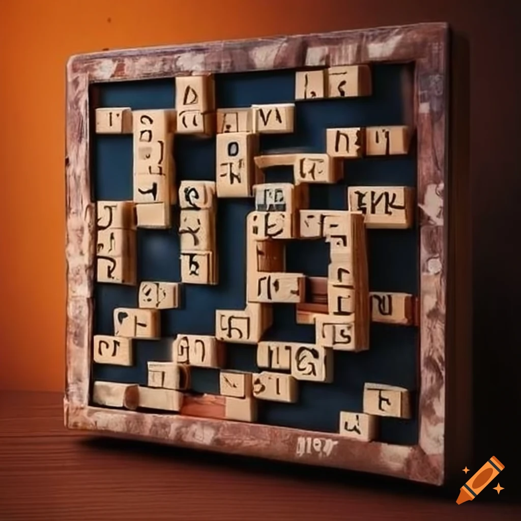 ransom note created with scrabble tiles
