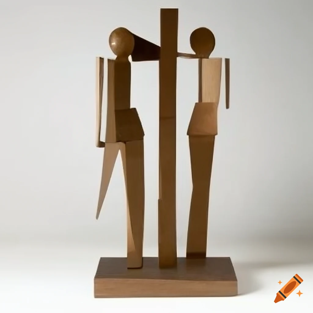 figurative sculpture in Constructivist style