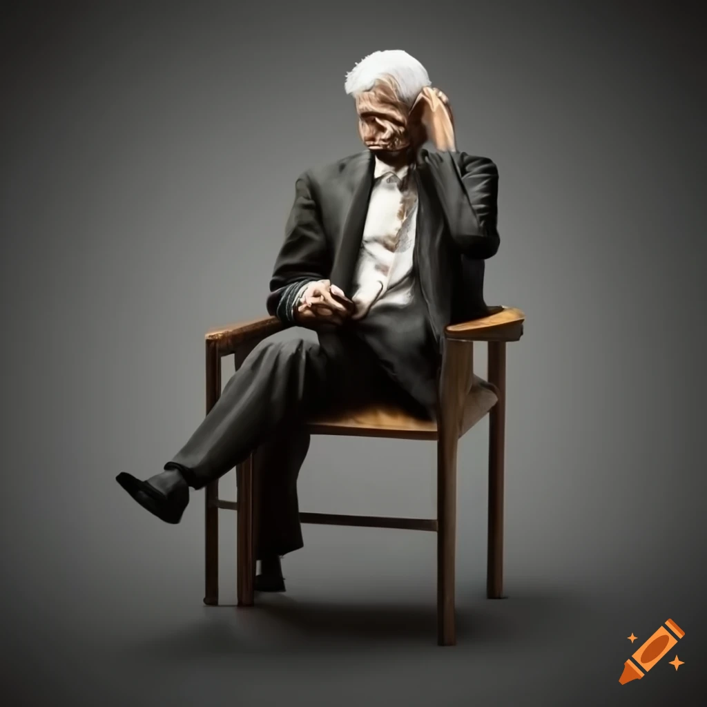 man sitting in a chair