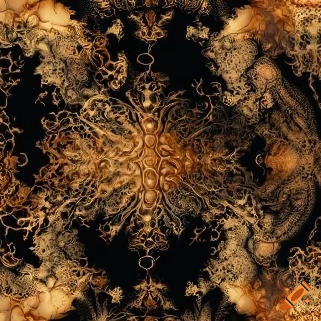 high resolution complex fractal marble pattern