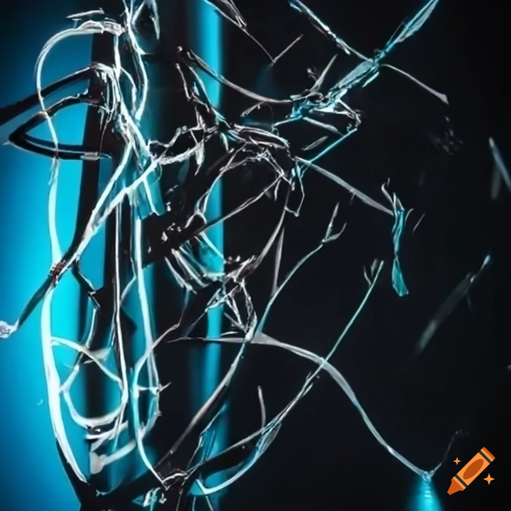 image of a broken android with exposed wires