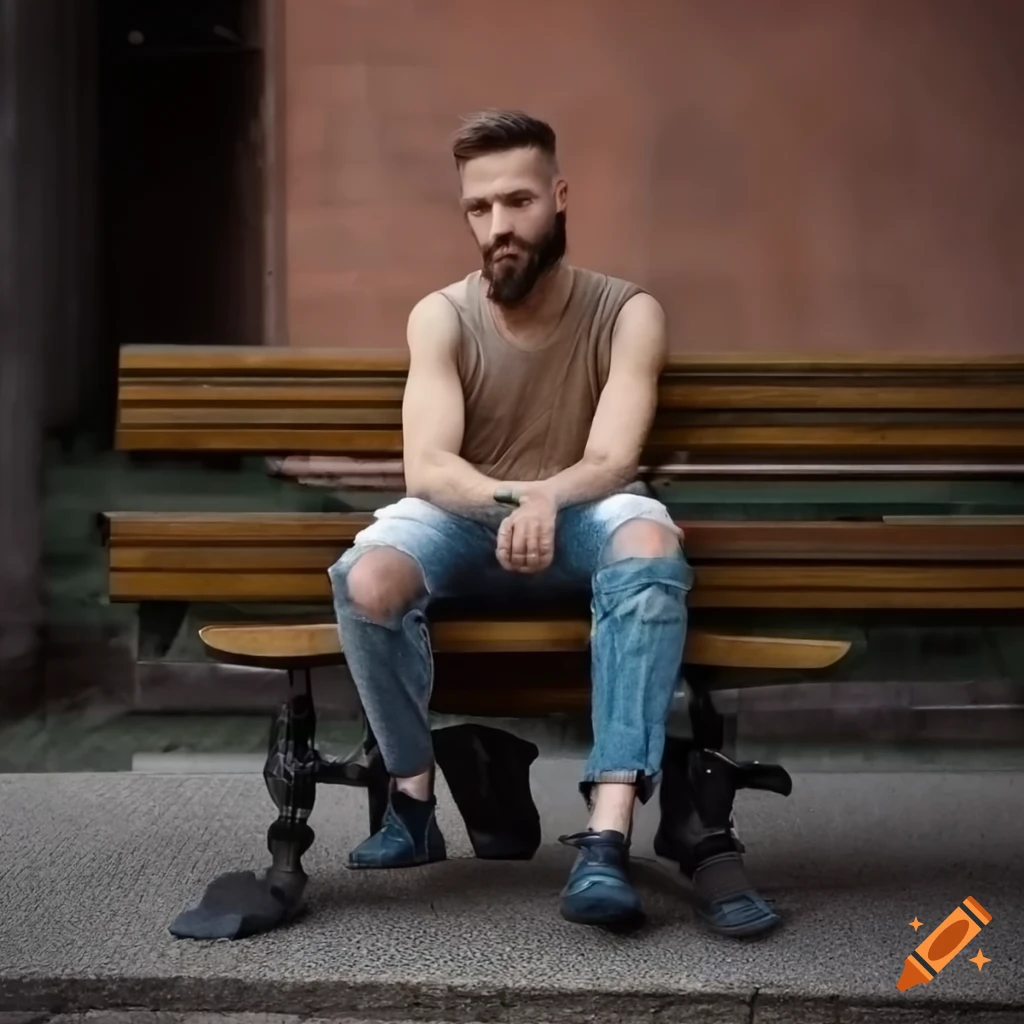 Attractive Guy Sits Image & Photo (Free Trial) | Bigstock