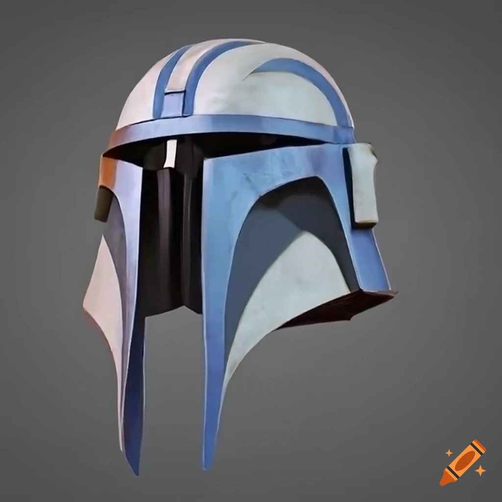 Ahsoka inspired mandalorian helmet on Craiyon
