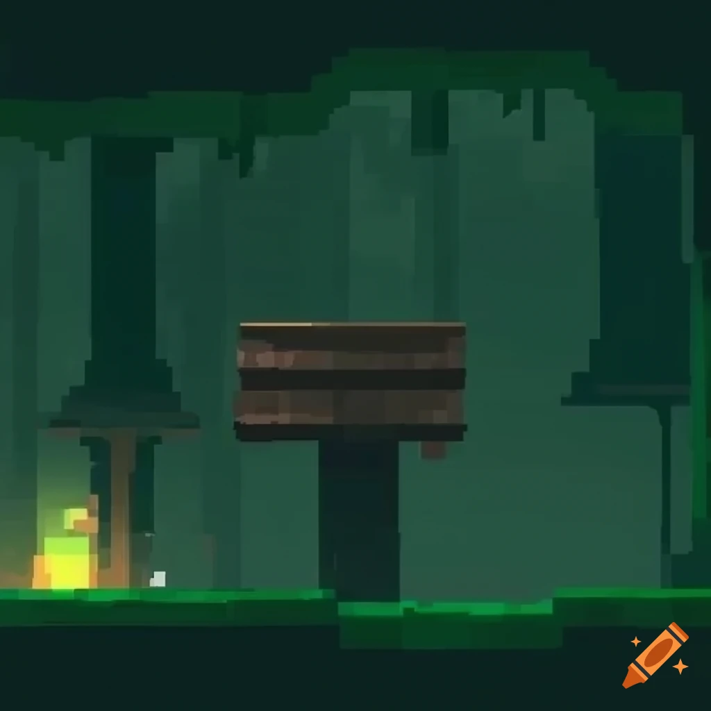 pixelated platformer ground
