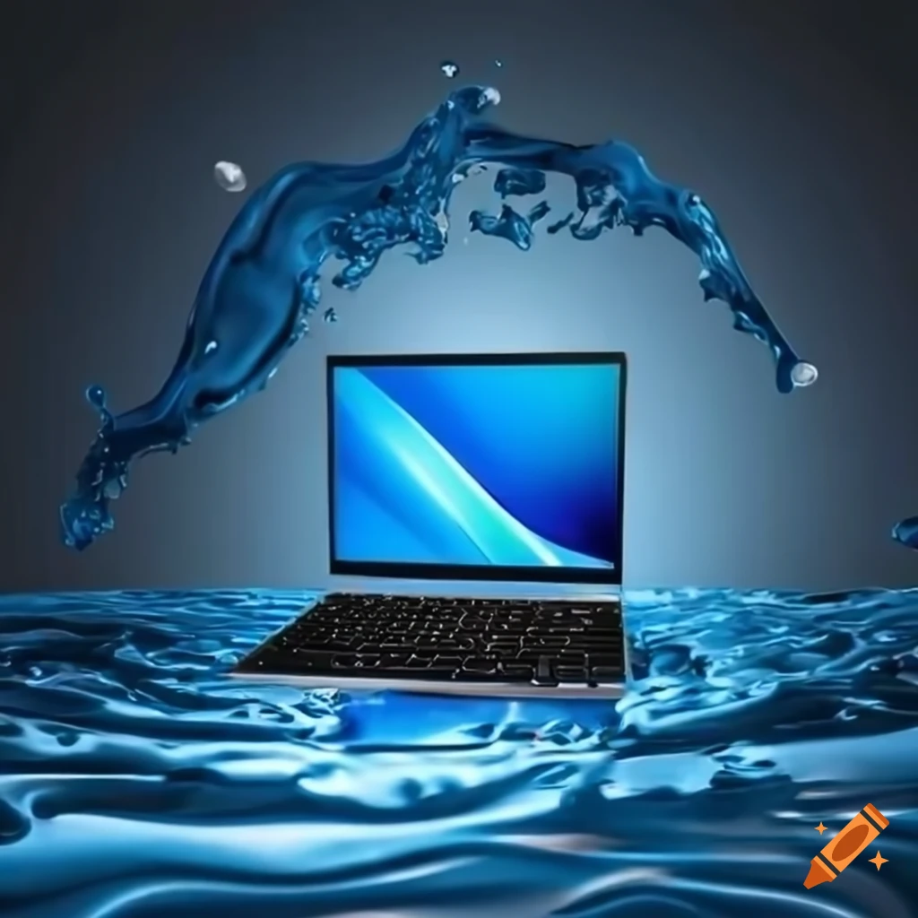 Logo Design With Floating Laptops Desktops Monitors And 3d Printers 