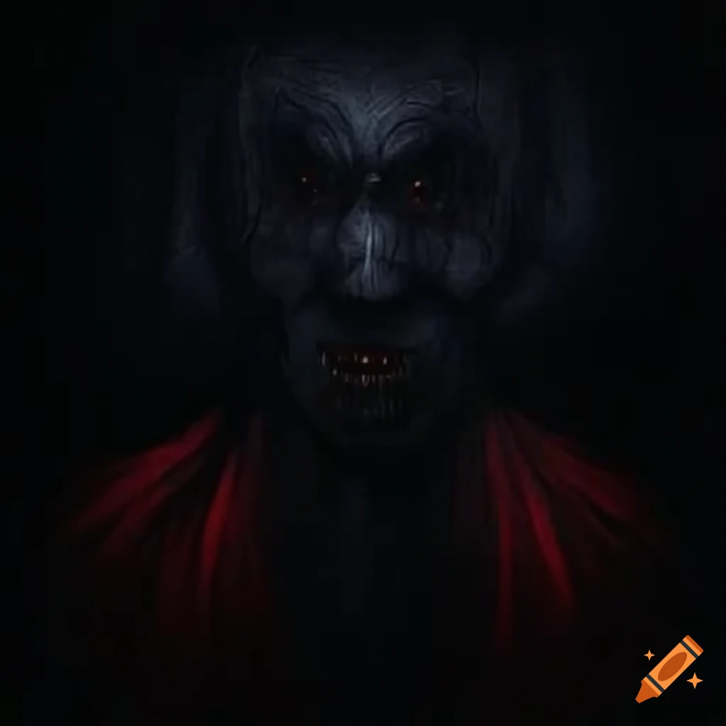 dark cover art for horror song
