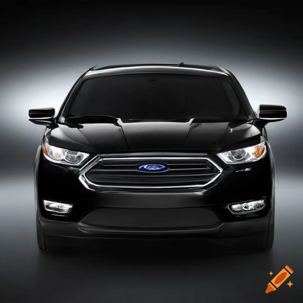 all black 2013 Ford Taurus with a landau top