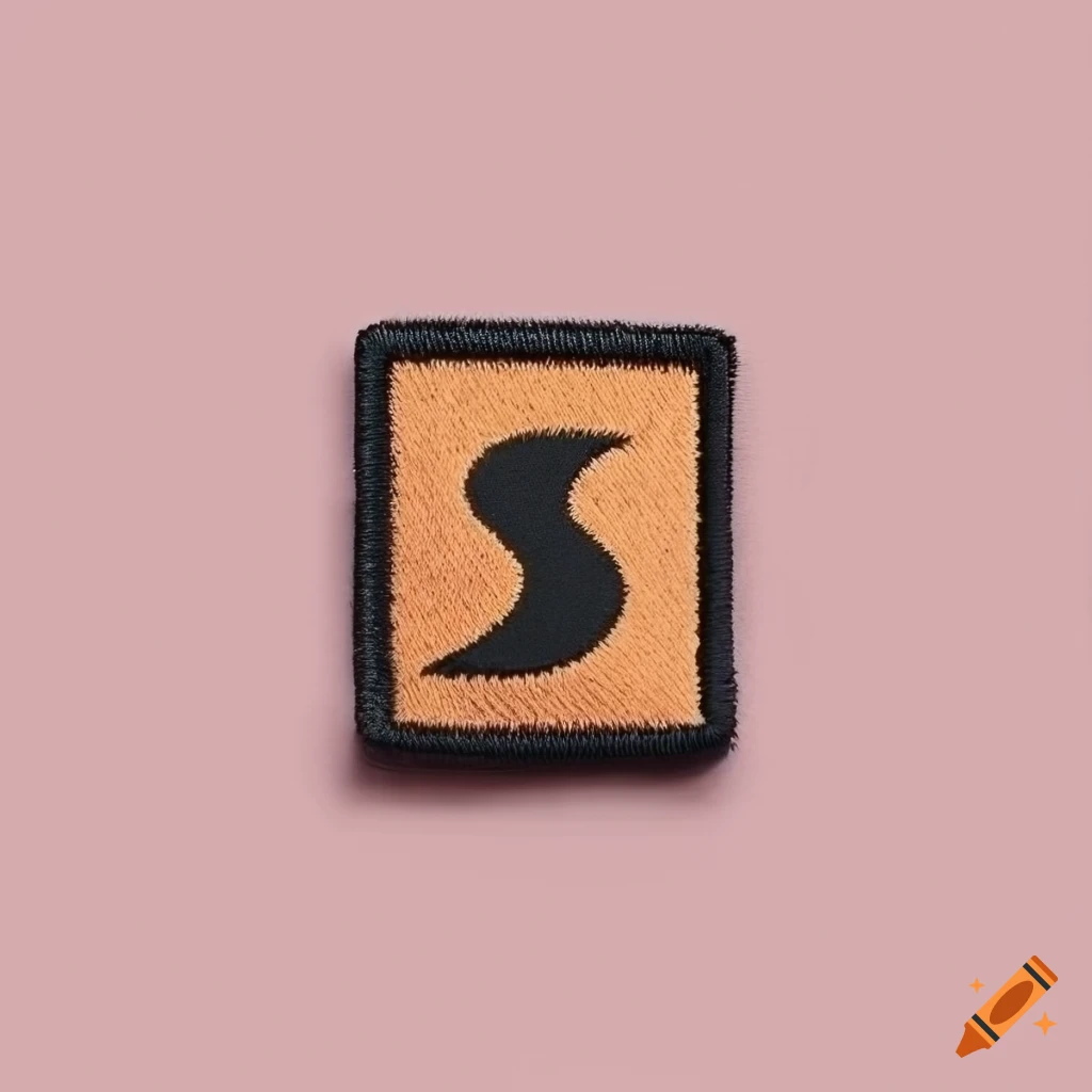 Minimalistic logo patch design