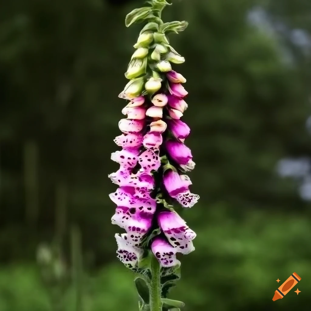 close-up photo of foxglove flowers