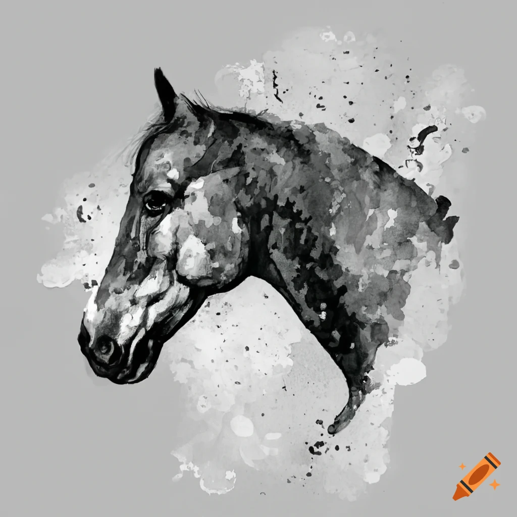 Vintage horse photo on Craiyon