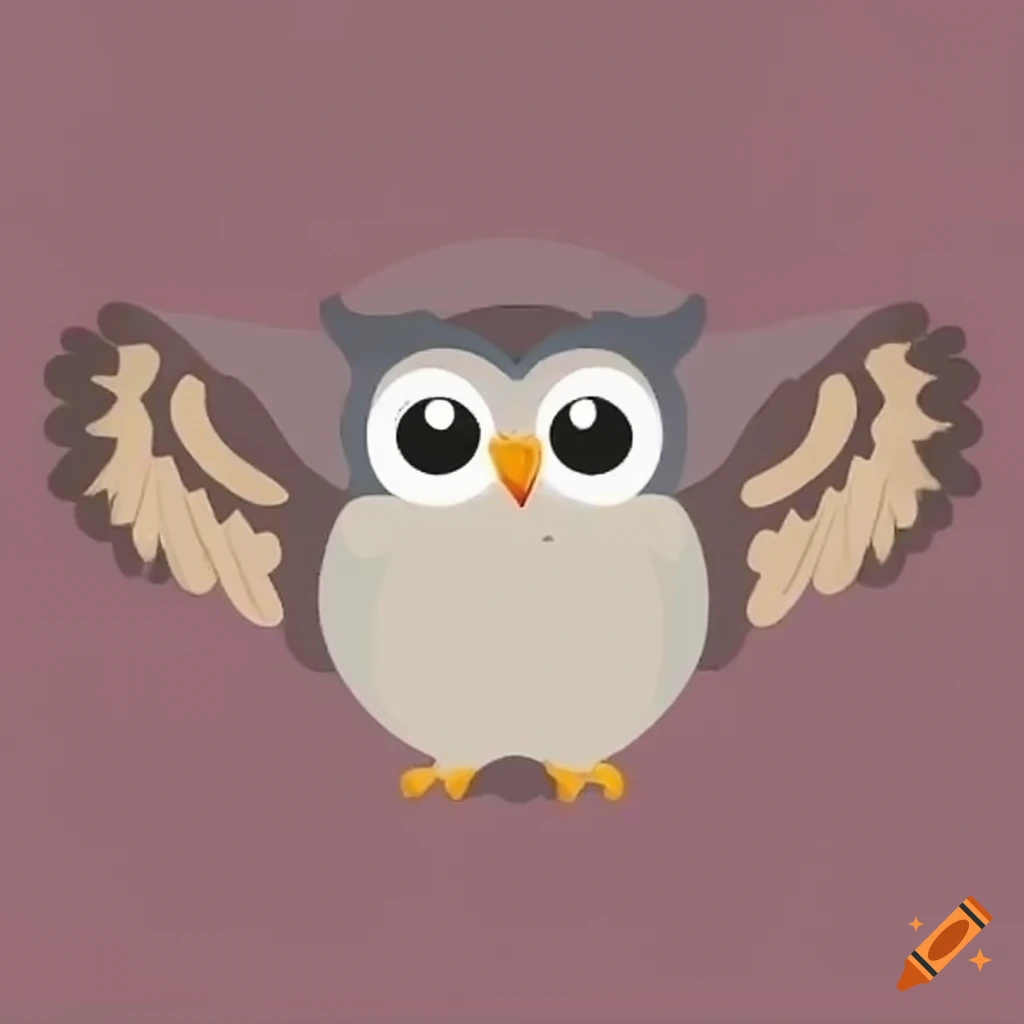 Cute bird very simple cartoon style outline drawing on Craiyon